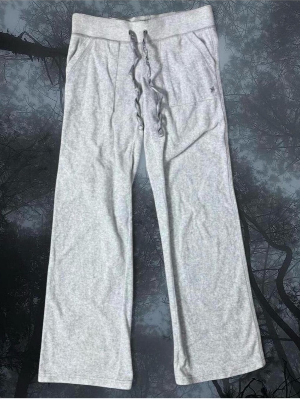 aerie Light Gray Drawstring Lounge Pants